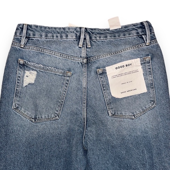 Good American Good Boy size 10/30 indigo244 NWT - Picture 4 of 10